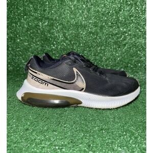 Nike Air‎ Zoom Arcadia Black Walking Shoes Sneakers Unisex Boy Girl Kids Size 4Y